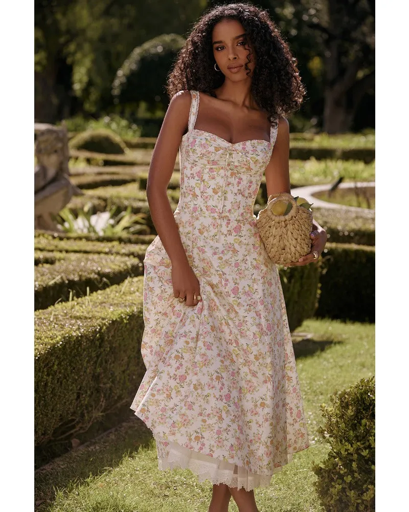 2024ss sexy halter print Breathable dress