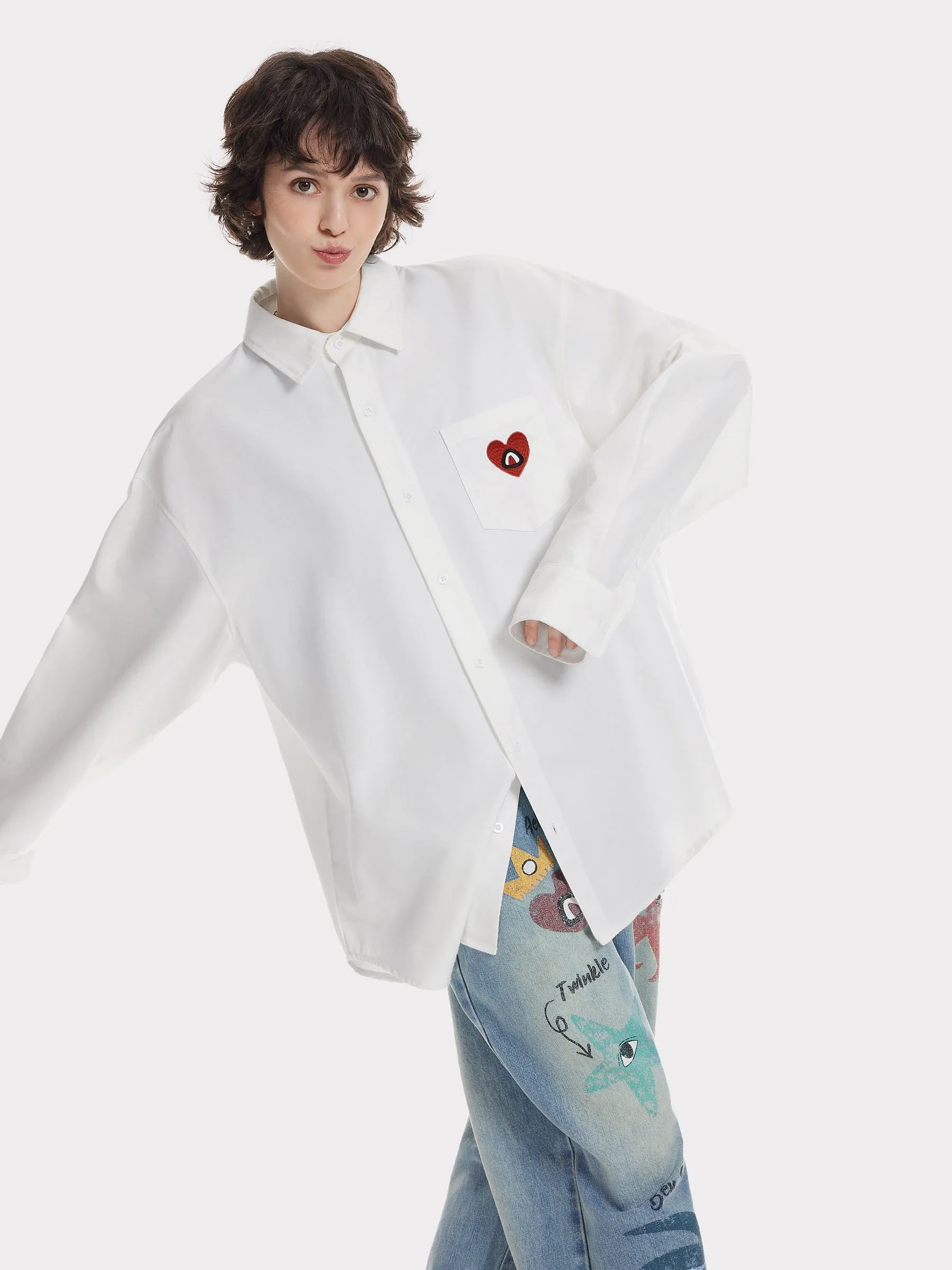 Aelfric Eden Embroidery Heartie Long Sleeve Shirt