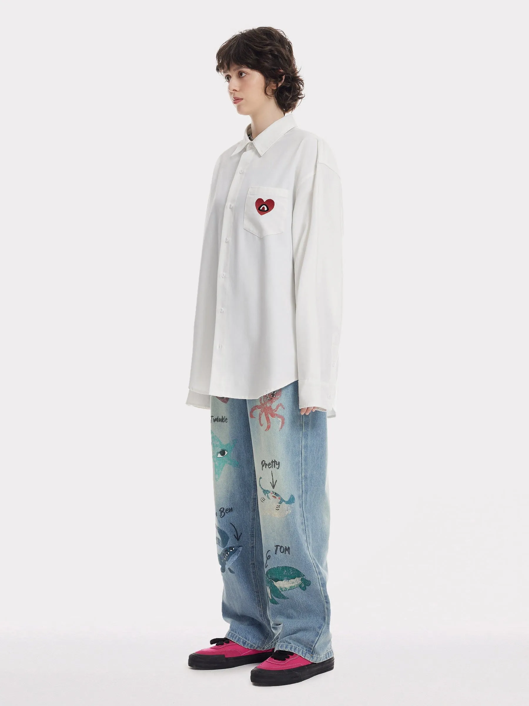 Aelfric Eden Embroidery Heartie Long Sleeve Shirt