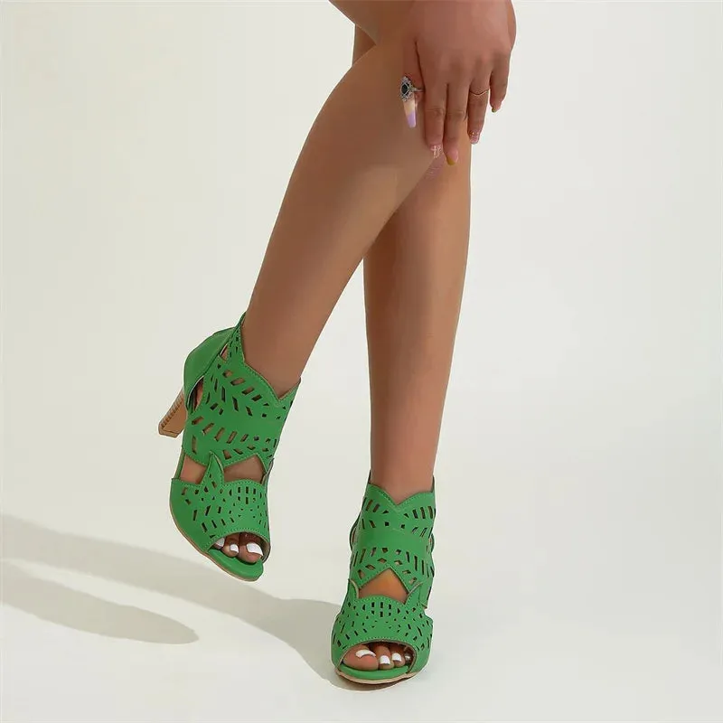 Ankle Sandals Women Summer New Pattern Simple Open Toe Breathable Pearl Sandals Flat for Women Sandals for Women Low Wedge