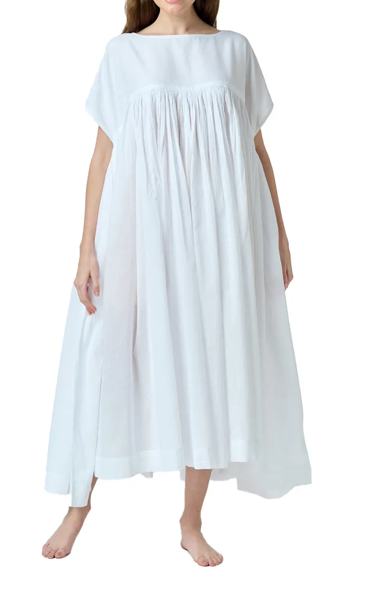 Arabella Susanna 100% Cotton White Day Dress MD-28
