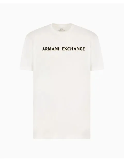 Armani Exchange Print Logo Tee (Off White) - XM000127AF10356U0009
