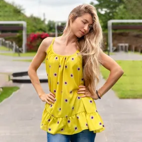 Blouse Floral Strap Top