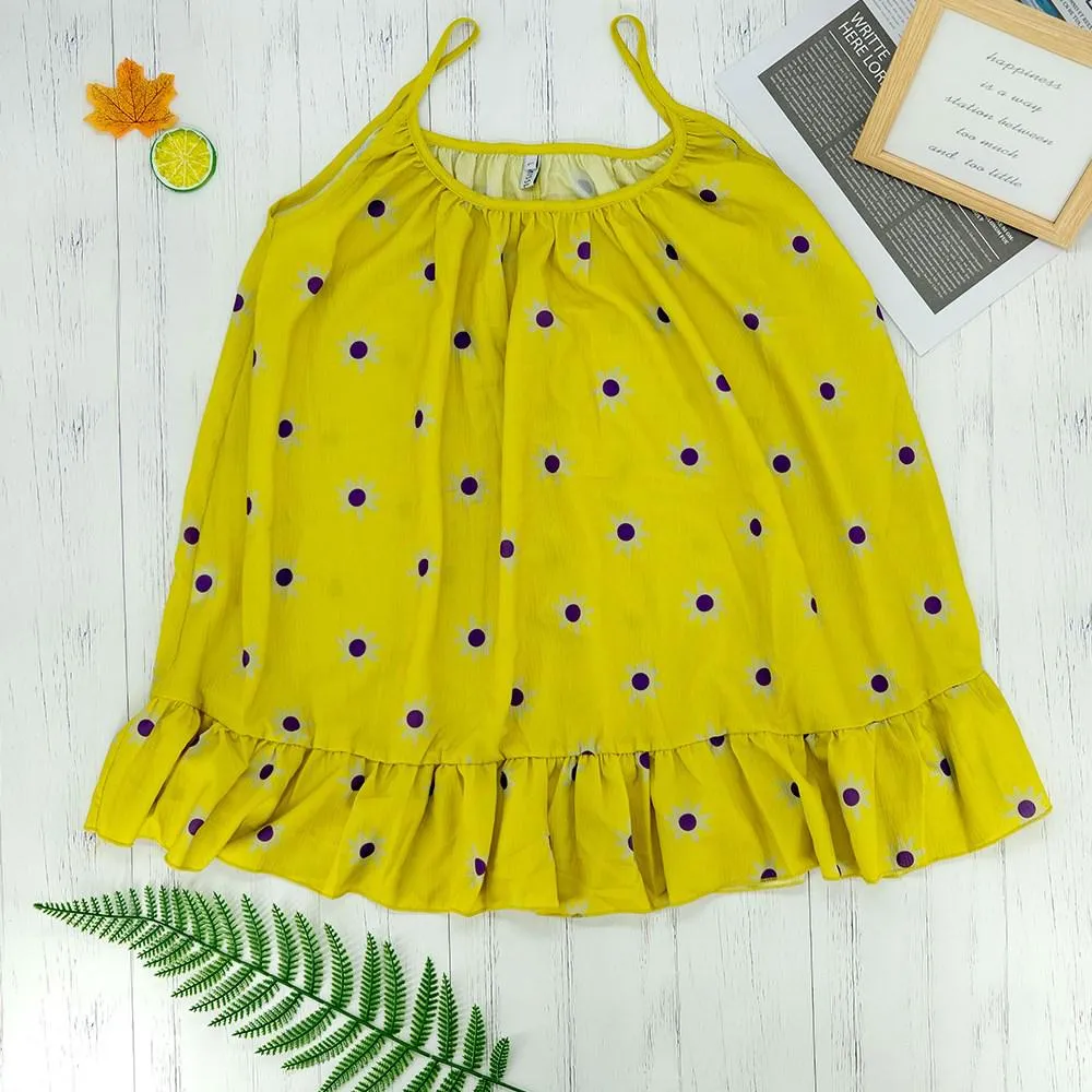 Blouse Floral Strap Top