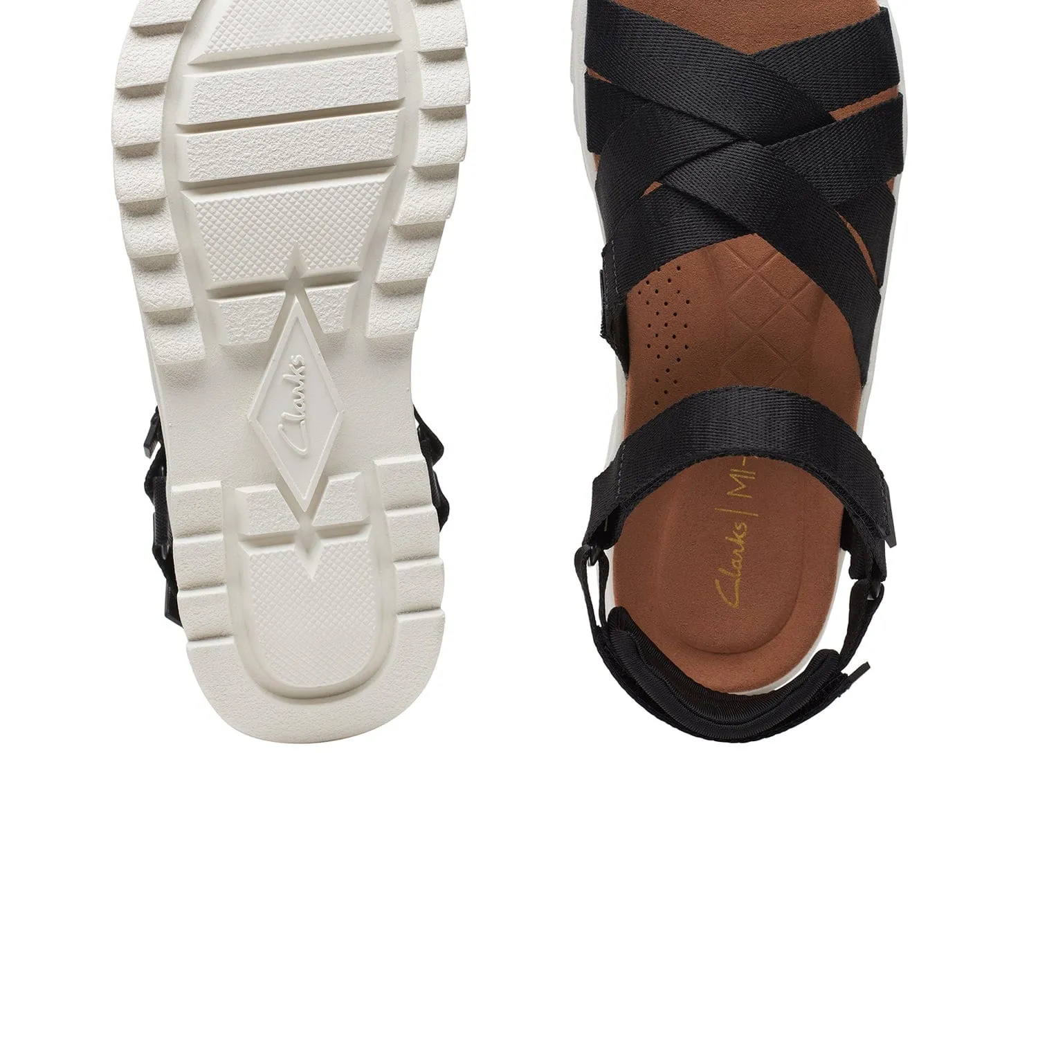 Clarks Dashlite Cross Sandals (Standard Fit)