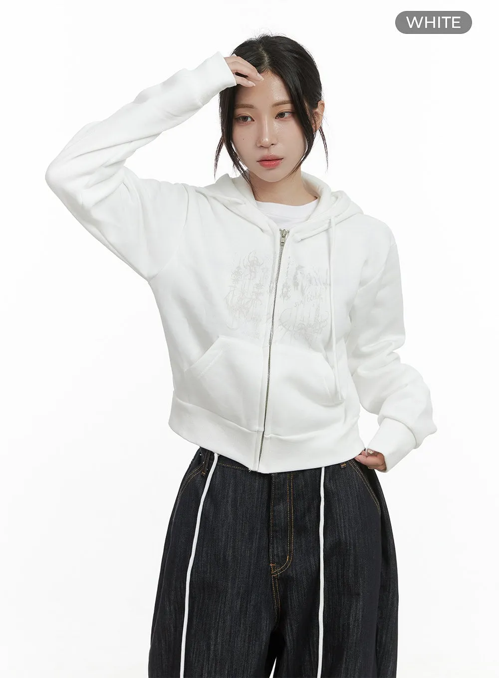 Comfy Cotton Zip-Up Hoodie CS430