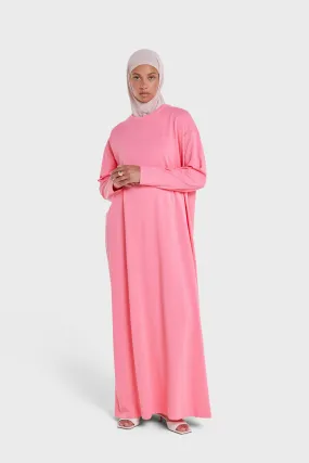 Cotton Tee Dress | Rose