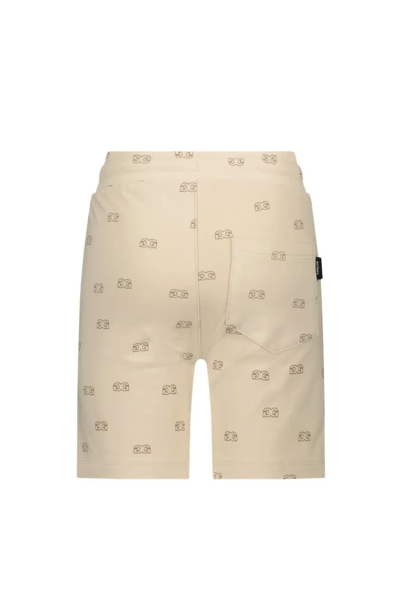 DEXTRO logo sweat shorts Sand