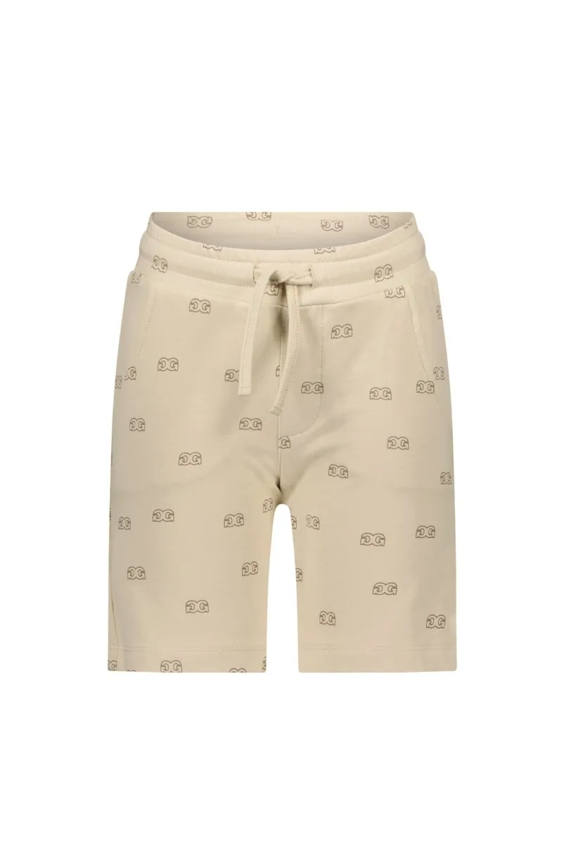 DEXTRO logo sweat shorts Sand