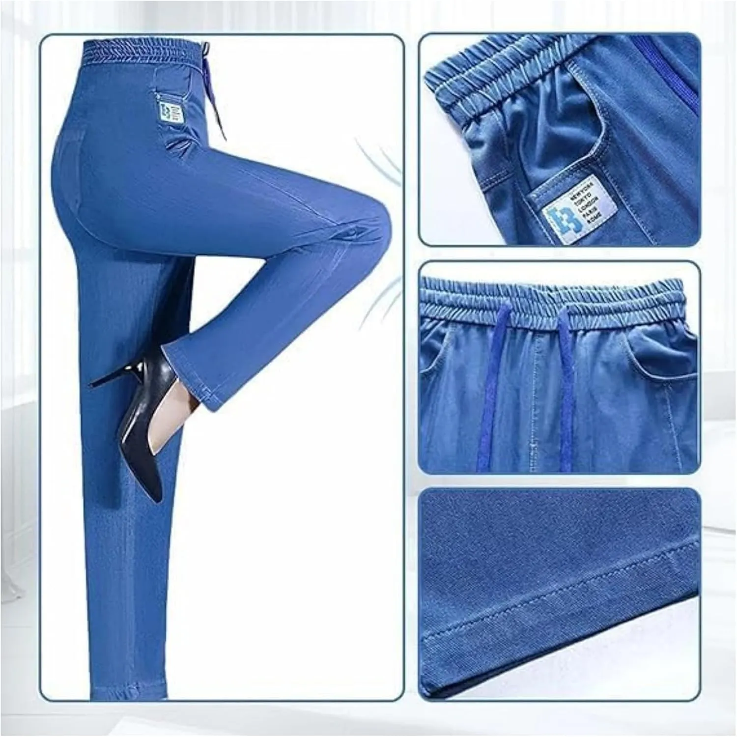 Janemore Jeans, Comfy Pants for Women, Aromia Jeans Older Woman, ComfiJeans - High Waist Ultra-Stretch Mom Pants