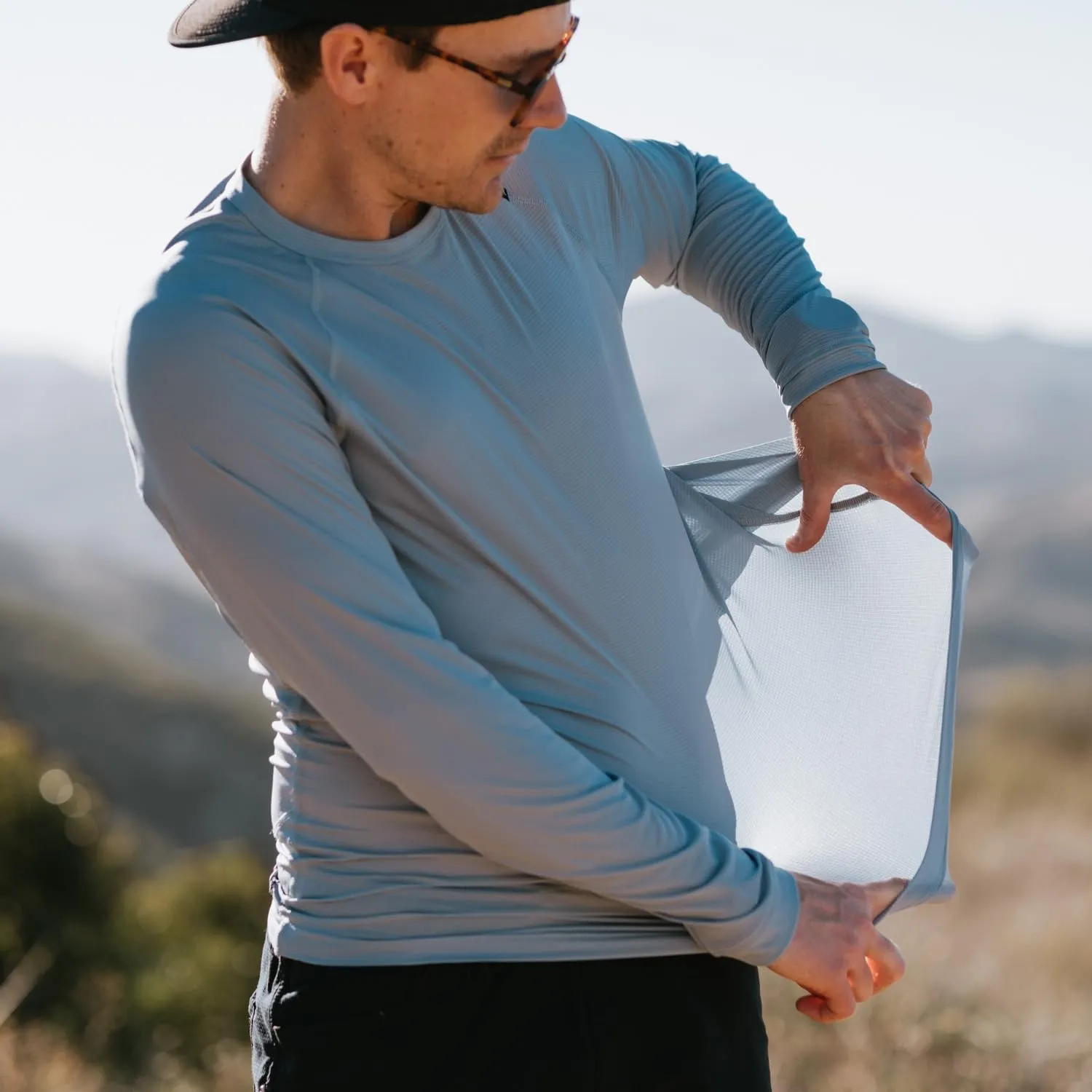 KETL MTN Nofry Sun Shirt Long Sleeve - SPF/UPF 30  Sun Protection Shirt Lightweight for Summer Travel - Men's
