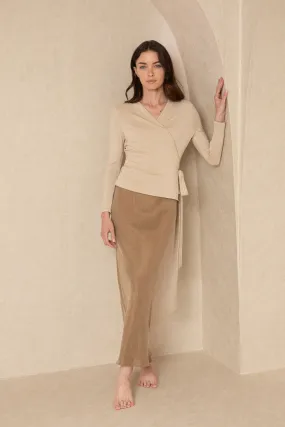 Light Brown Slip Skirt