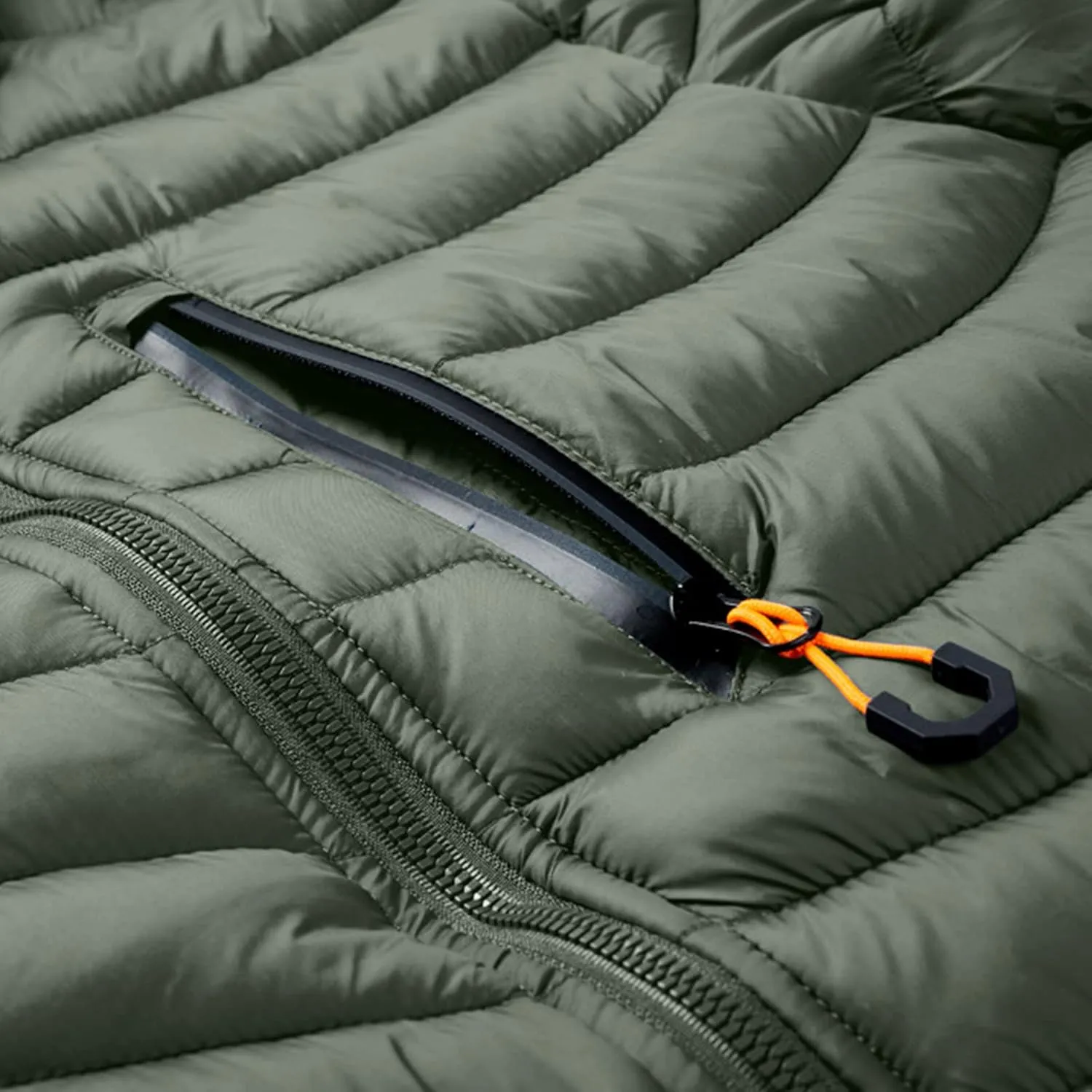 Men's Jacket Insulated Synthetic Down Puffer Jacket Winter Warm Coat Quilted Water Resistant Packable Hiking Camping