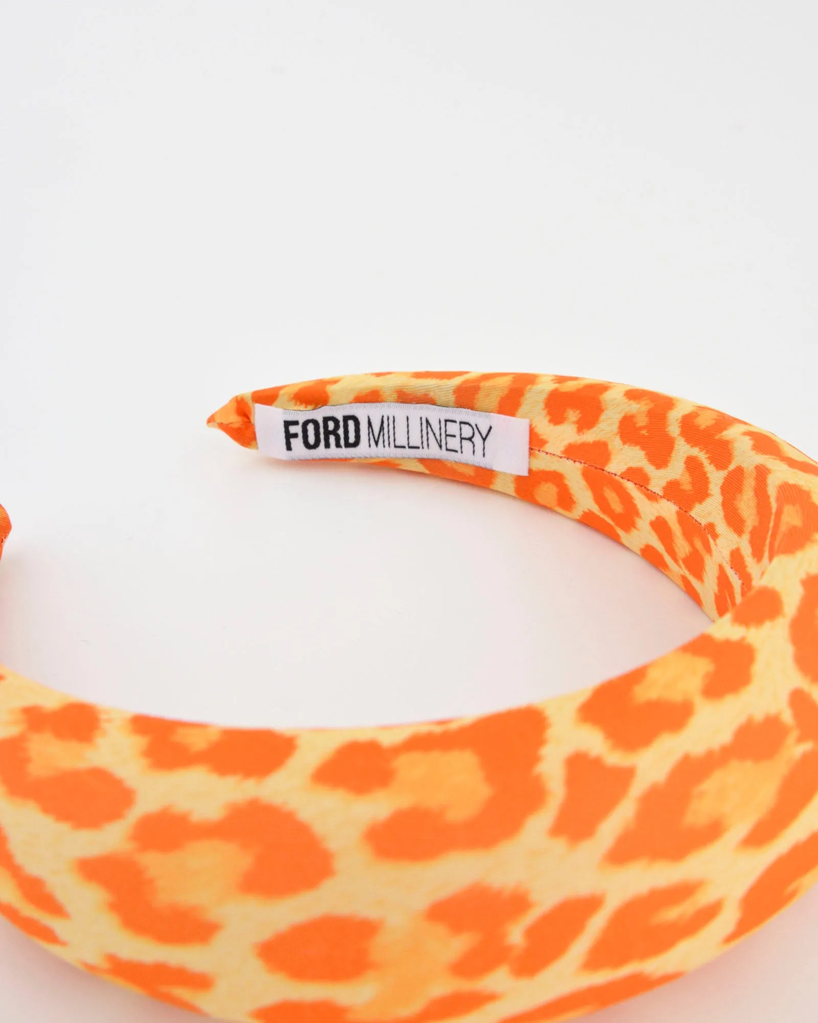 MONICA Headband (orange cheetah)