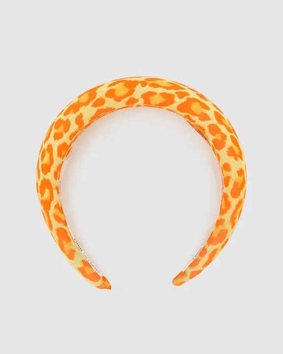 MONICA Headband (orange cheetah)