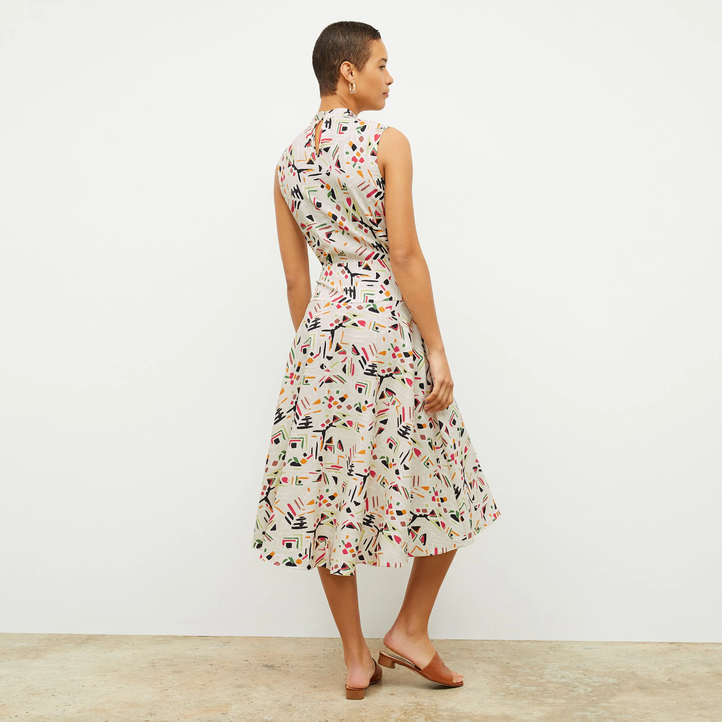 Oona Dress - Airy Cotton :: Rhythm Print