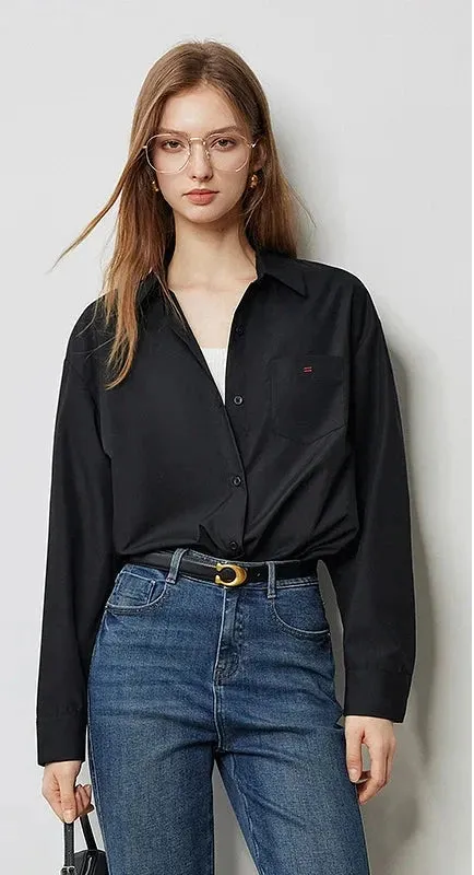 Polo Neck Minimalist Shirt