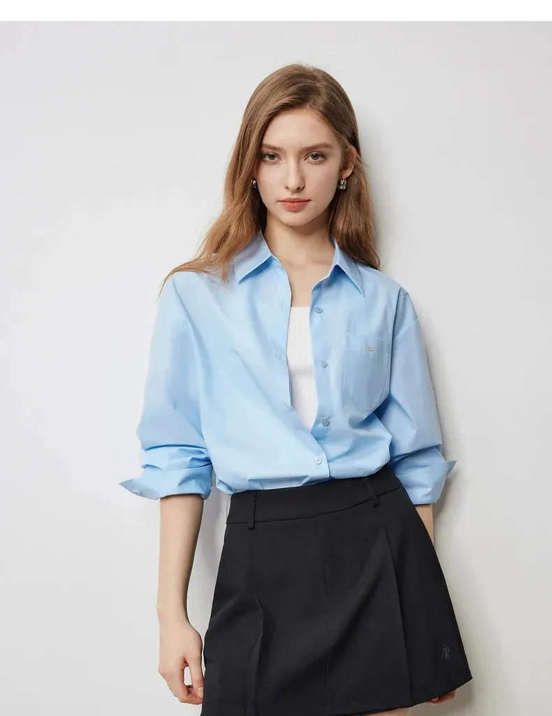 Polo Neck Minimalist Shirt