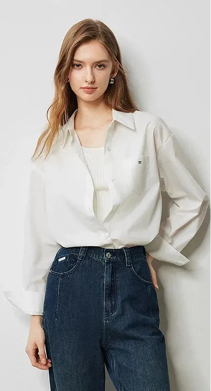 Polo Neck Minimalist Shirt