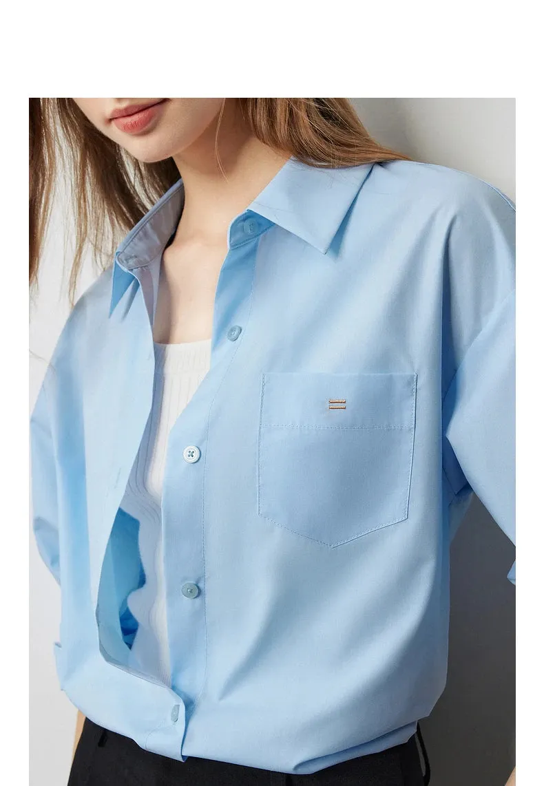 Polo Neck Minimalist Shirt
