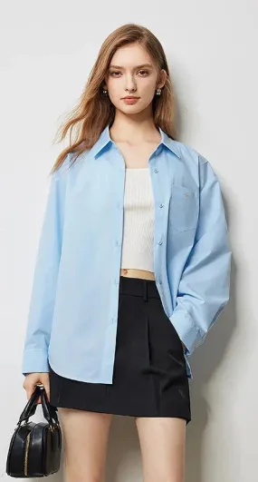 Polo Neck Minimalist Shirt