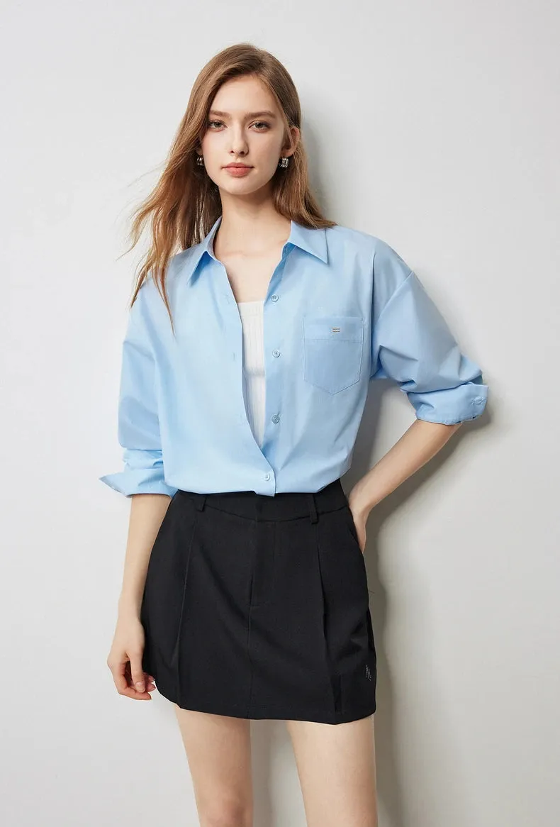 Polo Neck Minimalist Shirt