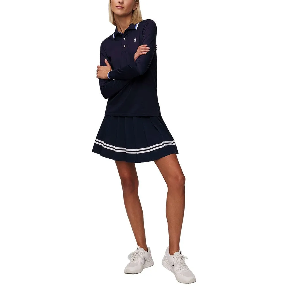 Ralph Lauren Longsleeve Tour Pique Val Golf Polo (Tailored Fit) 2024 Women