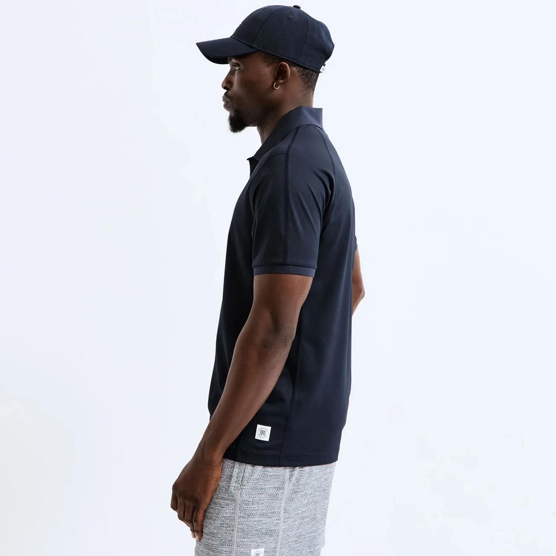 Tech Pique Playoff Polo Navy - AW24