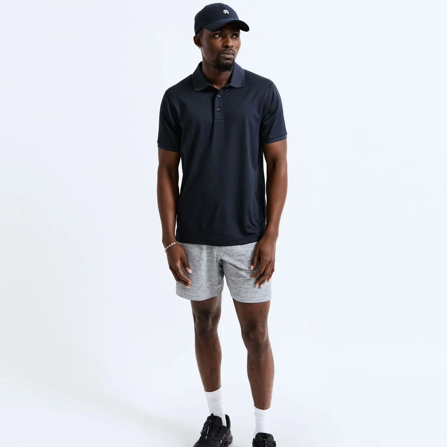 Tech Pique Playoff Polo Navy - AW24