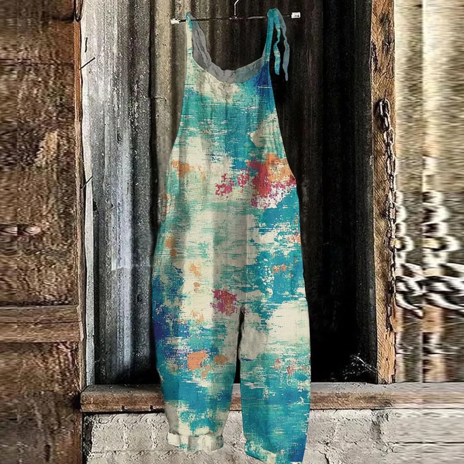 Wide Leg One Piece Jumpsuits for Women, Loose Trendy Spring Beach Casual Boho Womens Rompers for Summer