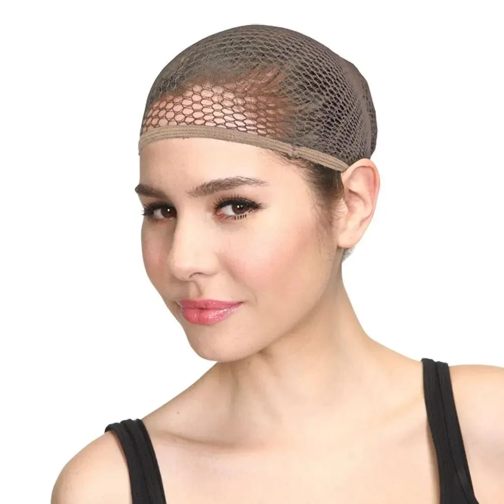 Wig Cap Mesh Hair Net Breathable Liner Black Natural