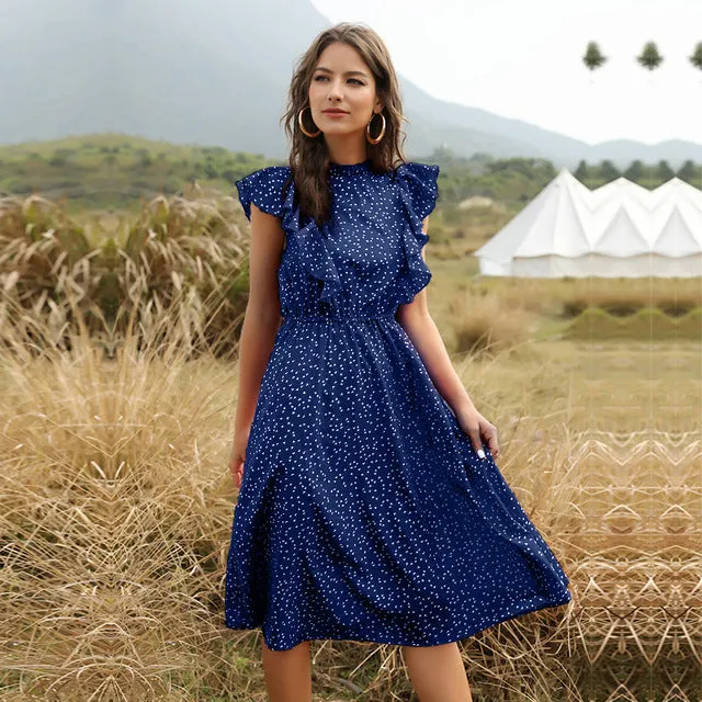 Women Summer Chiffon Long Dress (Lightweight & Breathable) - FashionZapp