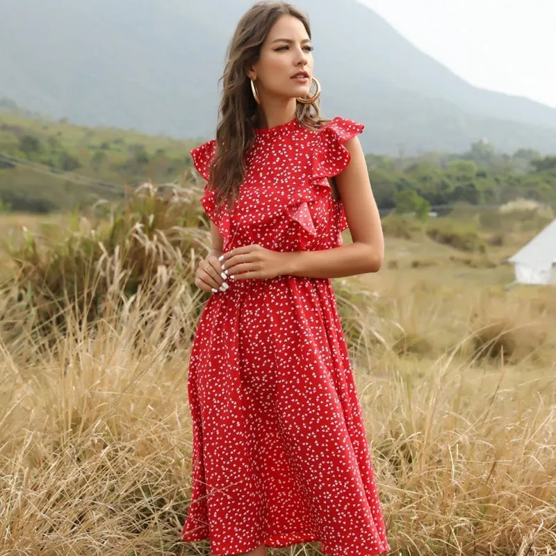 Women Summer Chiffon Long Dress (Lightweight & Breathable) - FashionZapp
