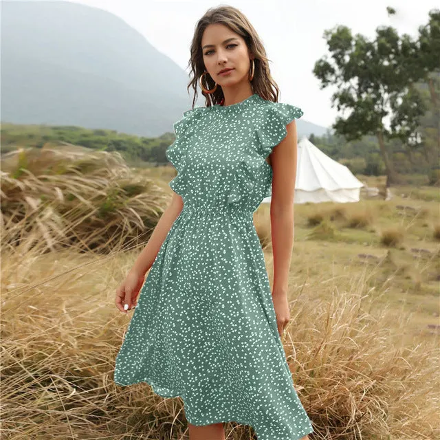 Women Summer Chiffon Long Dress (Lightweight & Breathable) - FashionZapp