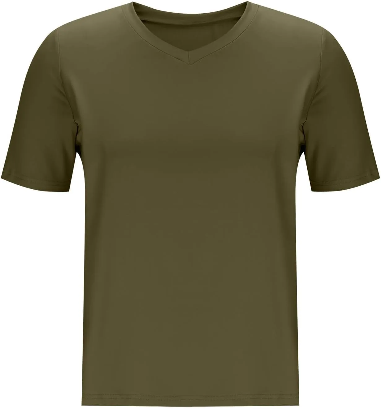 Women's V Neck Short Sleeve Blouse Casual Loose Stretch Side Split Pullover 2025 Summer Quick Dry Comfort Shirt Top