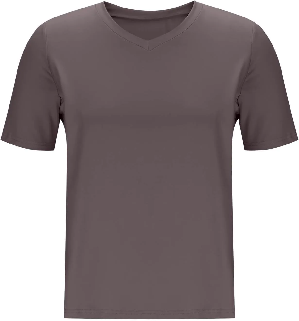 Women's V Neck Short Sleeve Blouse Casual Loose Stretch Side Split Pullover 2025 Summer Quick Dry Comfort Shirt Top