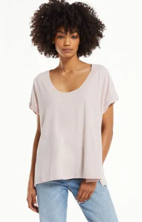 Z Supply Farren Slub Weekender Tee | Black, Lavender, White