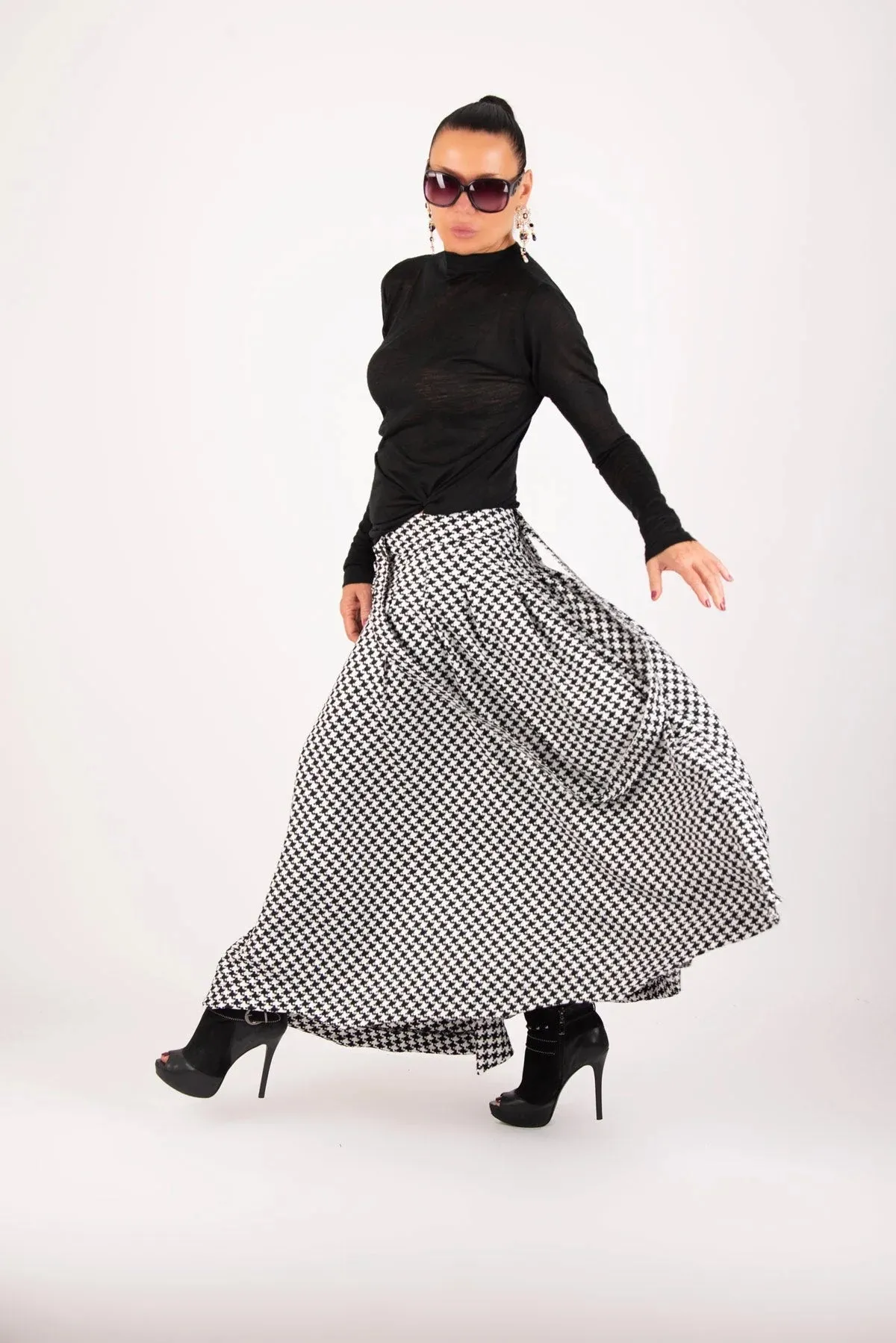 ZEFIRA Asymmetrical Long Skirt ON SALE